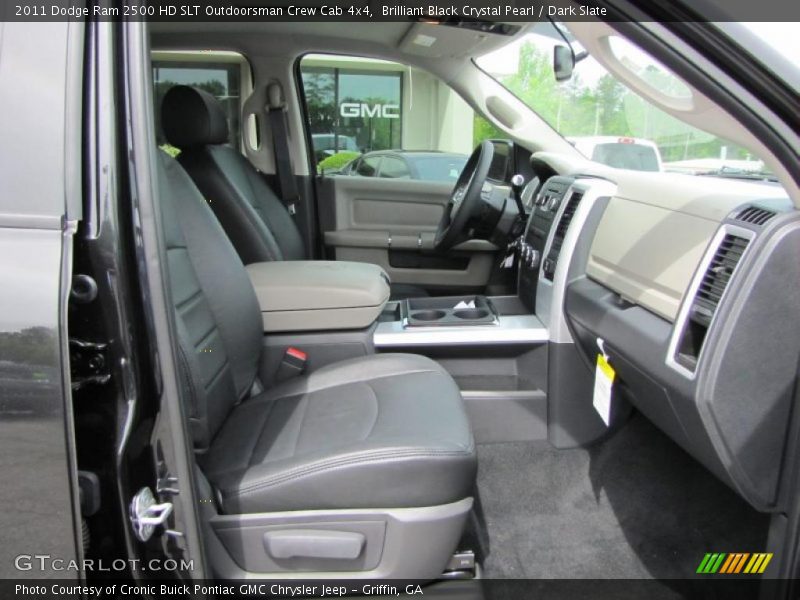 Brilliant Black Crystal Pearl / Dark Slate 2011 Dodge Ram 2500 HD SLT Outdoorsman Crew Cab 4x4