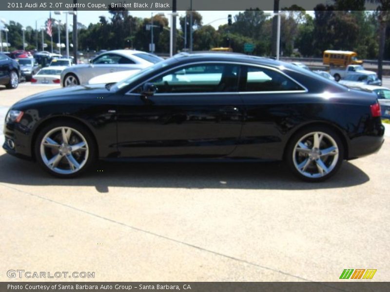 Brilliant Black / Black 2011 Audi A5 2.0T quattro Coupe