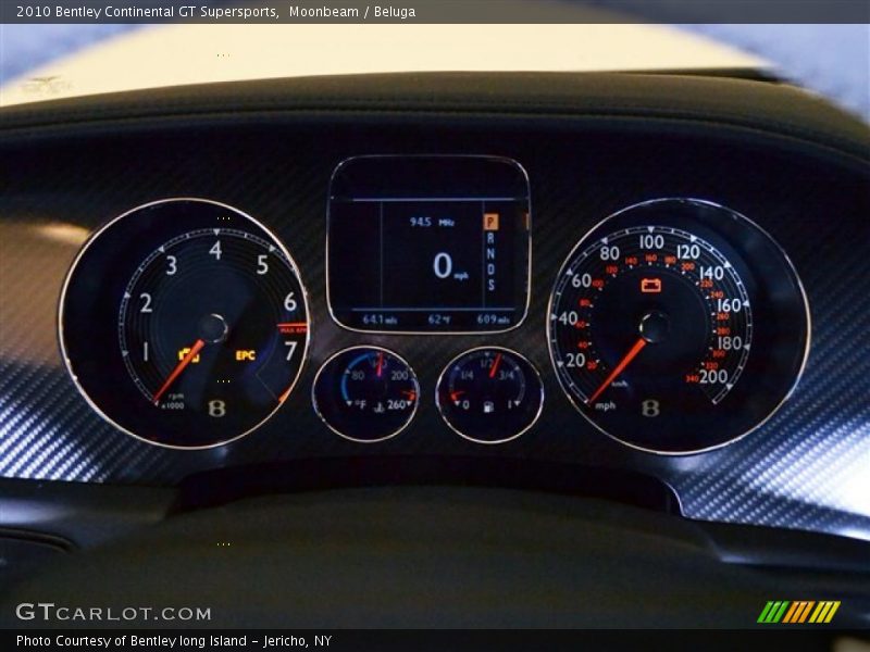  2010 Continental GT Supersports Supersports Gauges