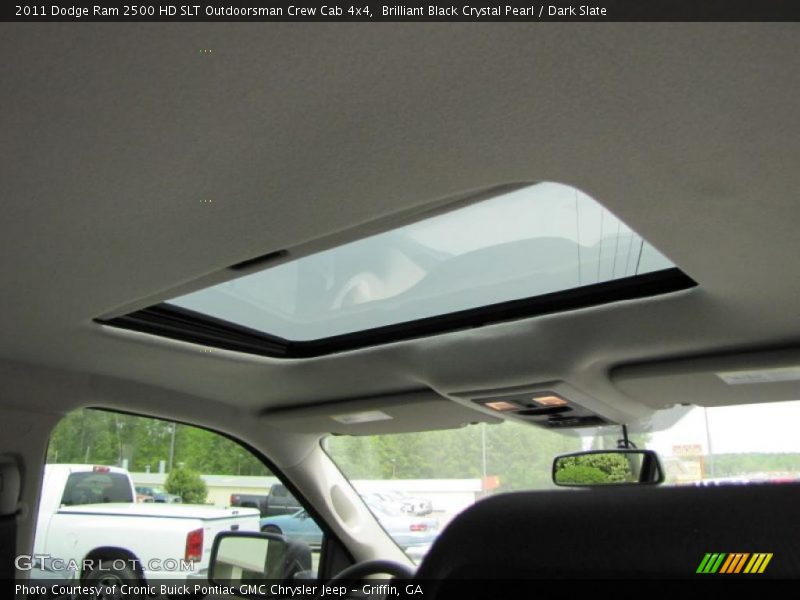 Brilliant Black Crystal Pearl / Dark Slate 2011 Dodge Ram 2500 HD SLT Outdoorsman Crew Cab 4x4