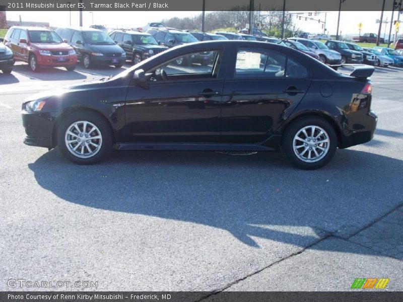 Tarmac Black Pearl / Black 2011 Mitsubishi Lancer ES