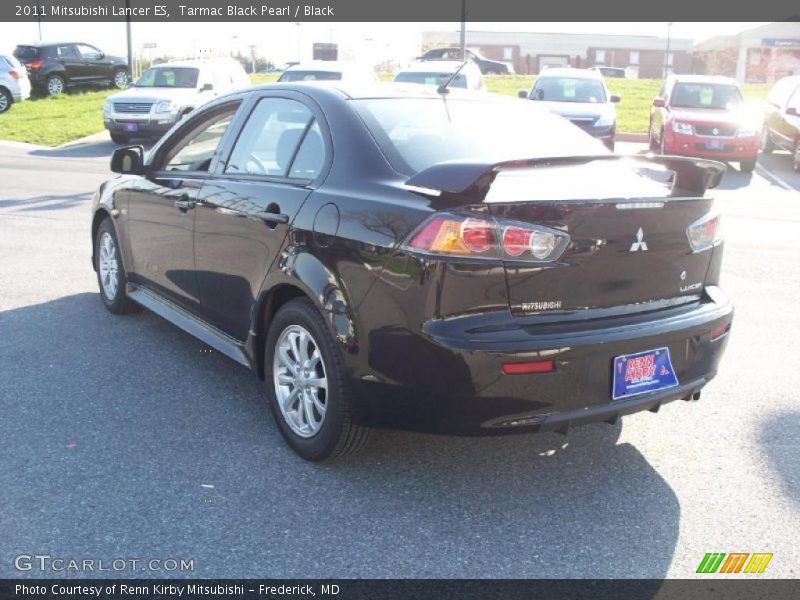 Tarmac Black Pearl / Black 2011 Mitsubishi Lancer ES