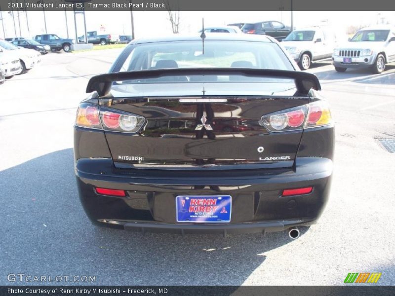 Tarmac Black Pearl / Black 2011 Mitsubishi Lancer ES