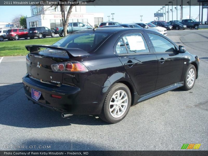 Tarmac Black Pearl / Black 2011 Mitsubishi Lancer ES