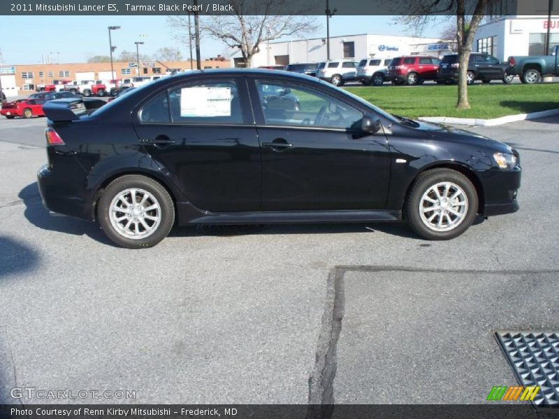 Tarmac Black Pearl / Black 2011 Mitsubishi Lancer ES