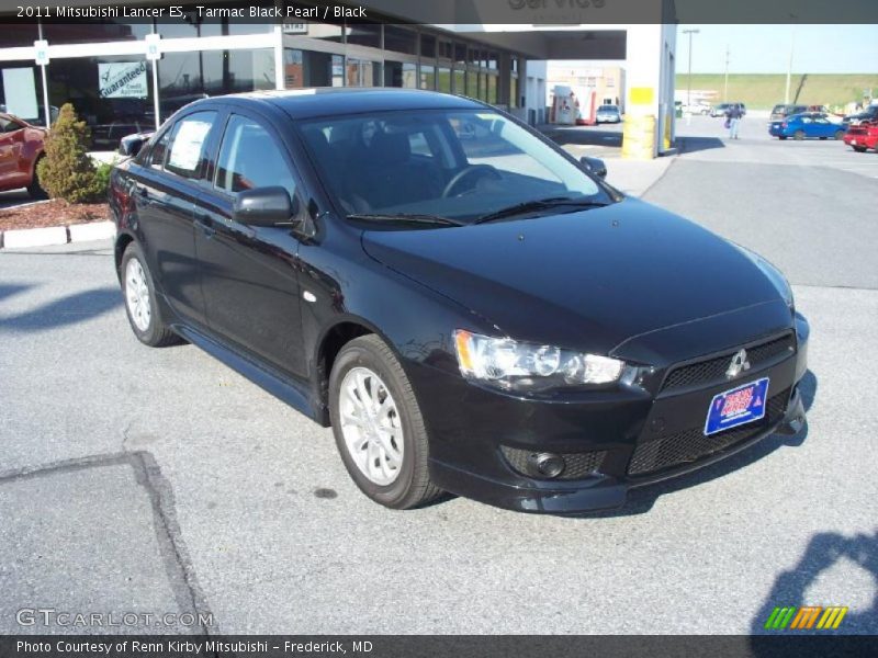 Tarmac Black Pearl / Black 2011 Mitsubishi Lancer ES