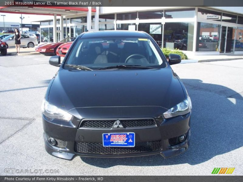Tarmac Black Pearl / Black 2011 Mitsubishi Lancer ES