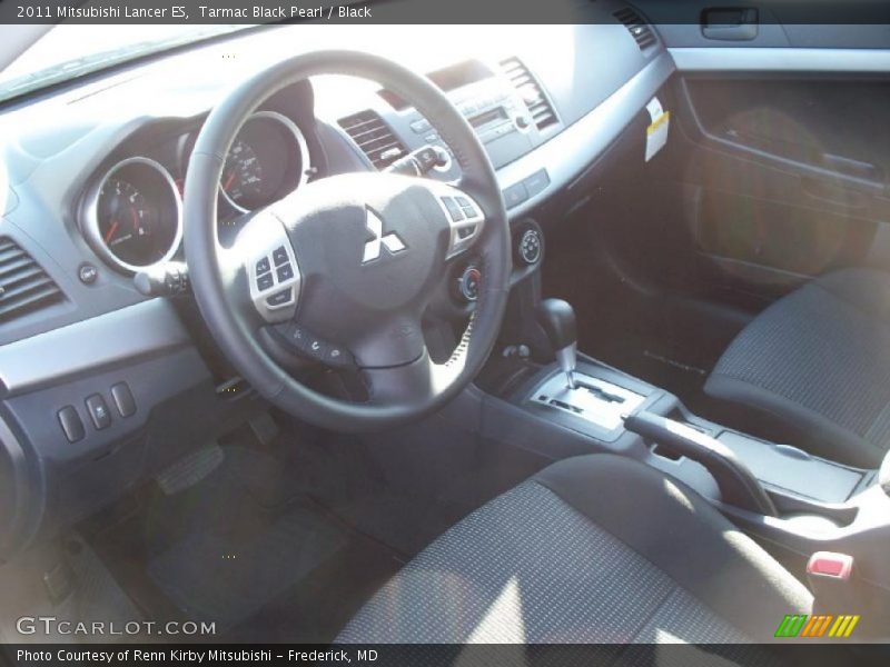 Tarmac Black Pearl / Black 2011 Mitsubishi Lancer ES