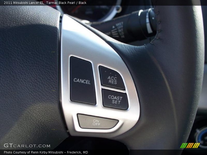 Tarmac Black Pearl / Black 2011 Mitsubishi Lancer ES