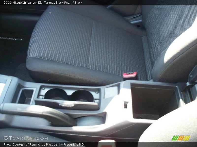Tarmac Black Pearl / Black 2011 Mitsubishi Lancer ES