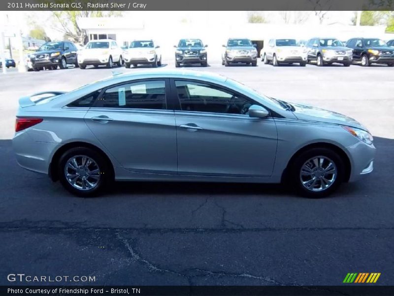 Radiant Silver / Gray 2011 Hyundai Sonata GLS