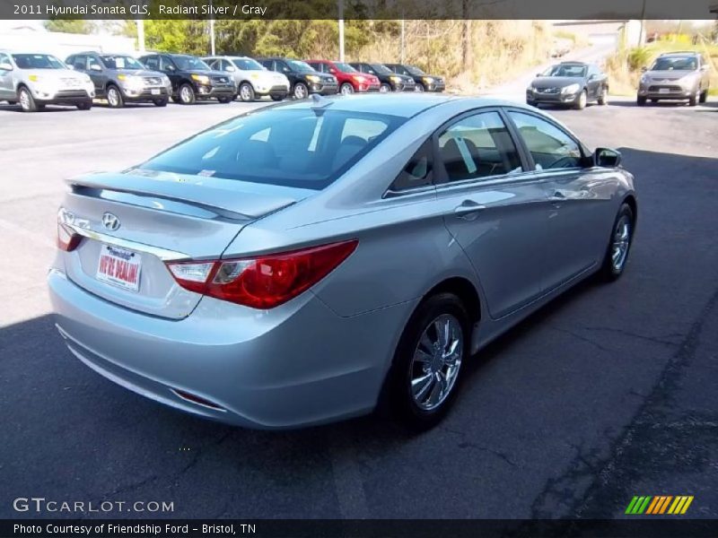 Radiant Silver / Gray 2011 Hyundai Sonata GLS