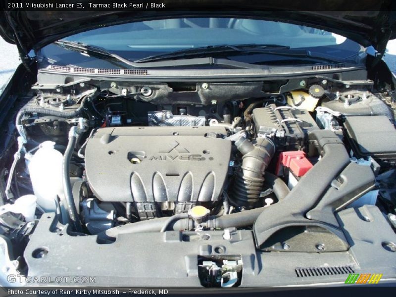Tarmac Black Pearl / Black 2011 Mitsubishi Lancer ES