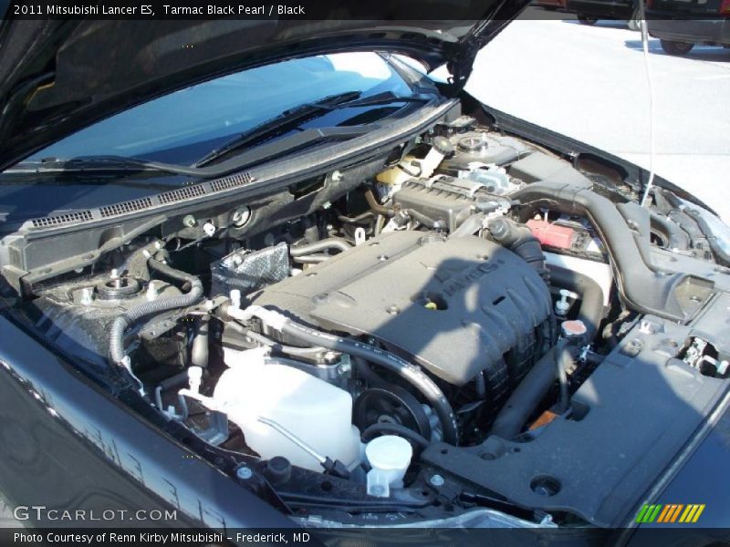 Tarmac Black Pearl / Black 2011 Mitsubishi Lancer ES