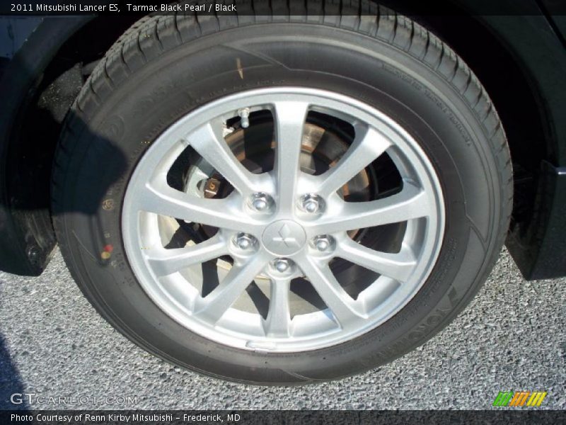 Tarmac Black Pearl / Black 2011 Mitsubishi Lancer ES