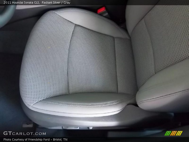Radiant Silver / Gray 2011 Hyundai Sonata GLS