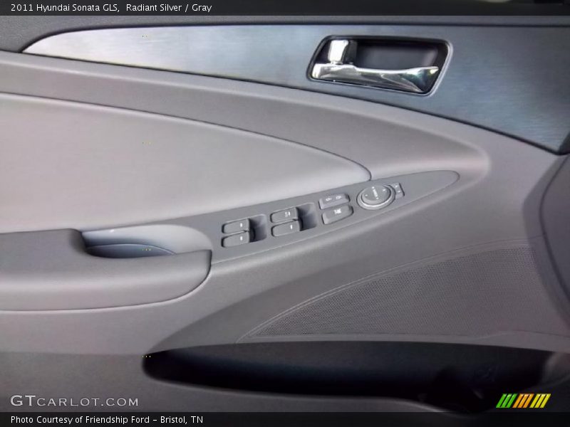 Radiant Silver / Gray 2011 Hyundai Sonata GLS
