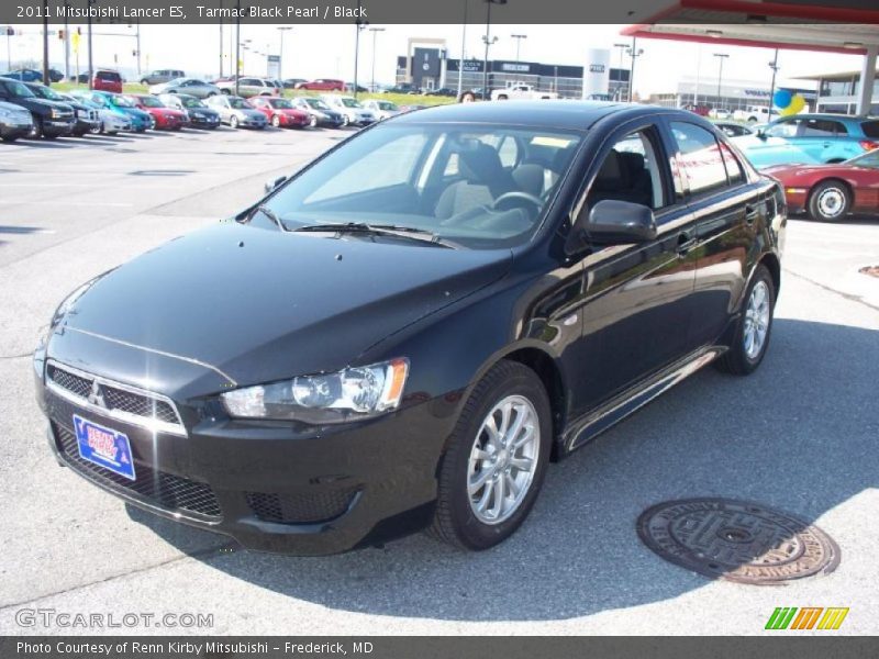 Tarmac Black Pearl / Black 2011 Mitsubishi Lancer ES