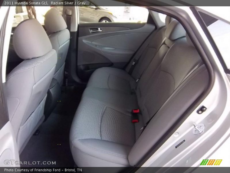 Radiant Silver / Gray 2011 Hyundai Sonata GLS