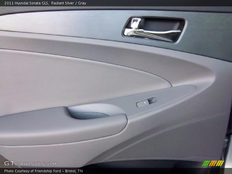 Radiant Silver / Gray 2011 Hyundai Sonata GLS