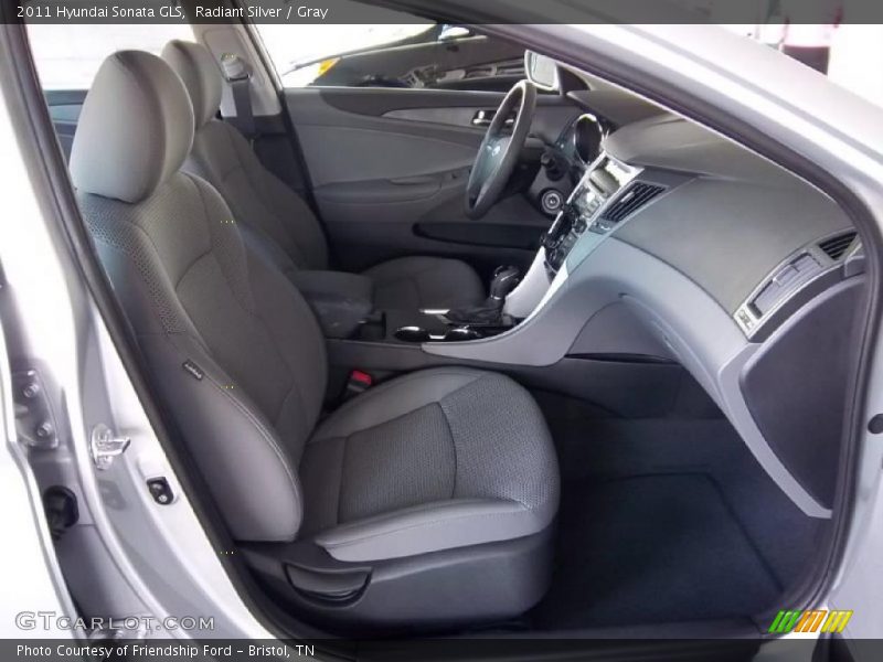 Radiant Silver / Gray 2011 Hyundai Sonata GLS