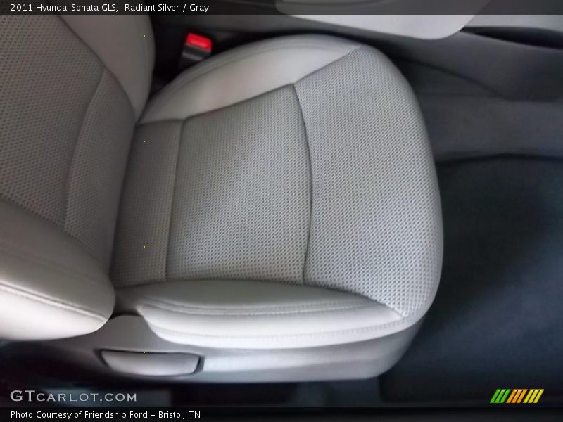 Radiant Silver / Gray 2011 Hyundai Sonata GLS