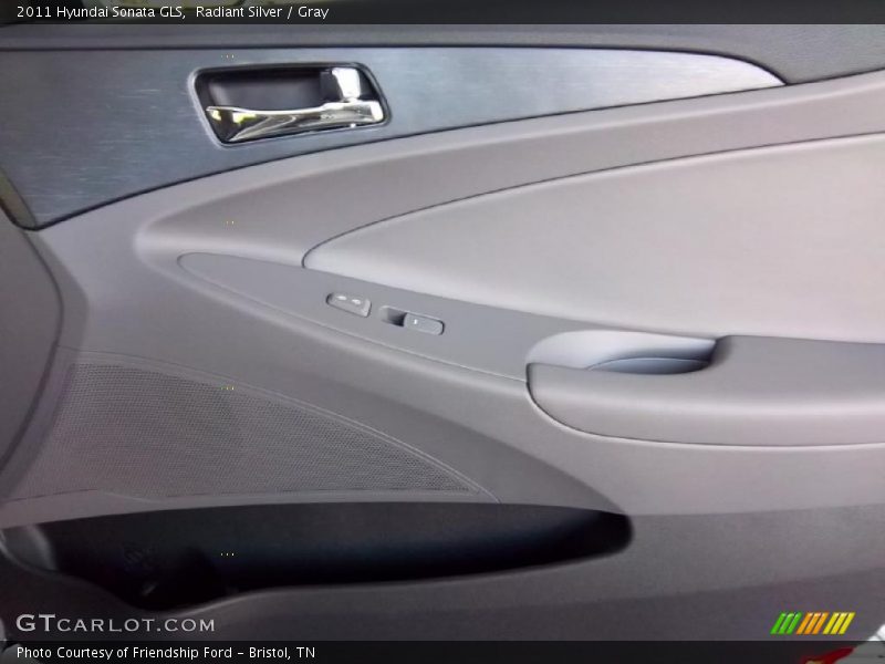 Radiant Silver / Gray 2011 Hyundai Sonata GLS