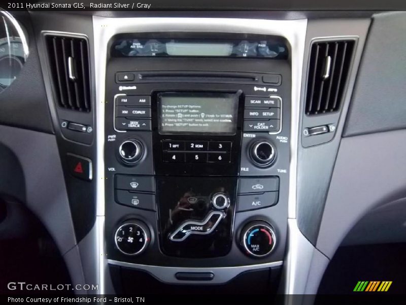 Radiant Silver / Gray 2011 Hyundai Sonata GLS