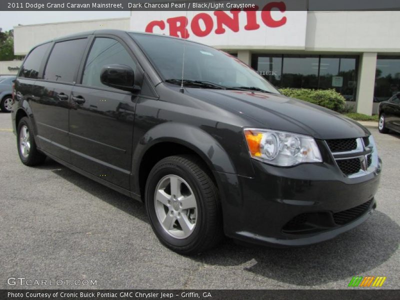 Dark Charcoal Pearl / Black/Light Graystone 2011 Dodge Grand Caravan Mainstreet
