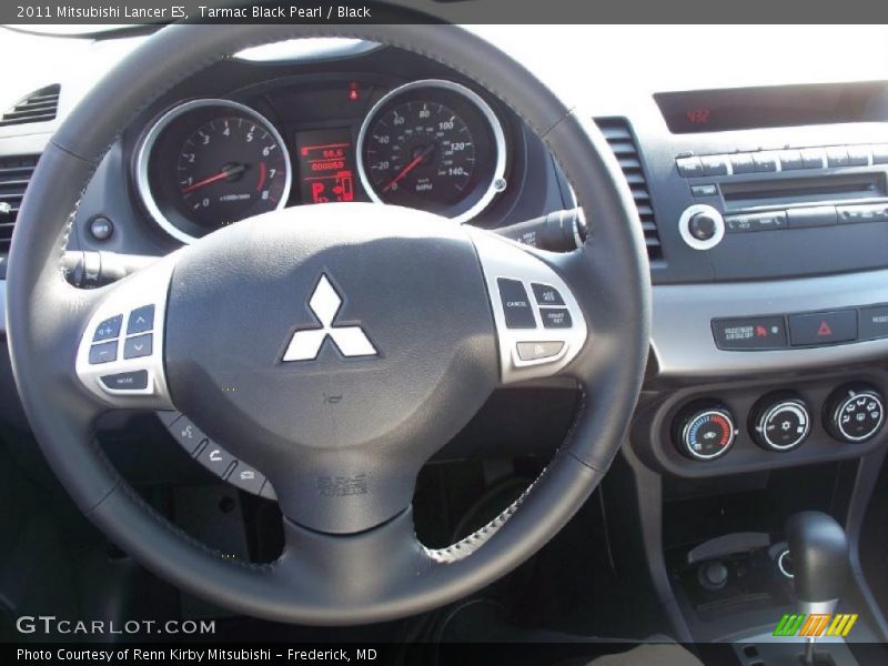 Tarmac Black Pearl / Black 2011 Mitsubishi Lancer ES