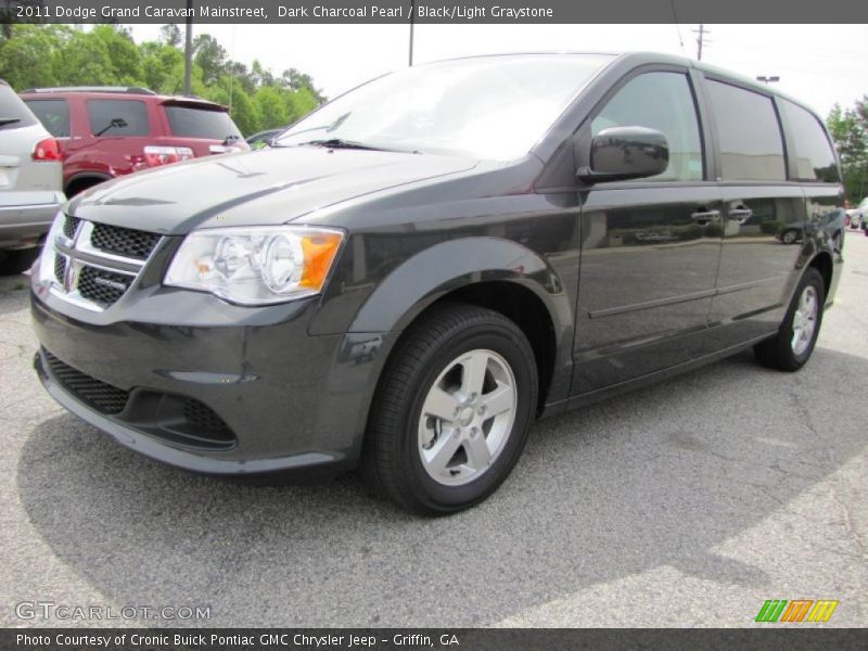 Dark Charcoal Pearl / Black/Light Graystone 2011 Dodge Grand Caravan Mainstreet