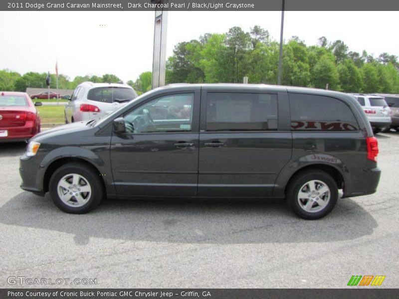 Dark Charcoal Pearl / Black/Light Graystone 2011 Dodge Grand Caravan Mainstreet