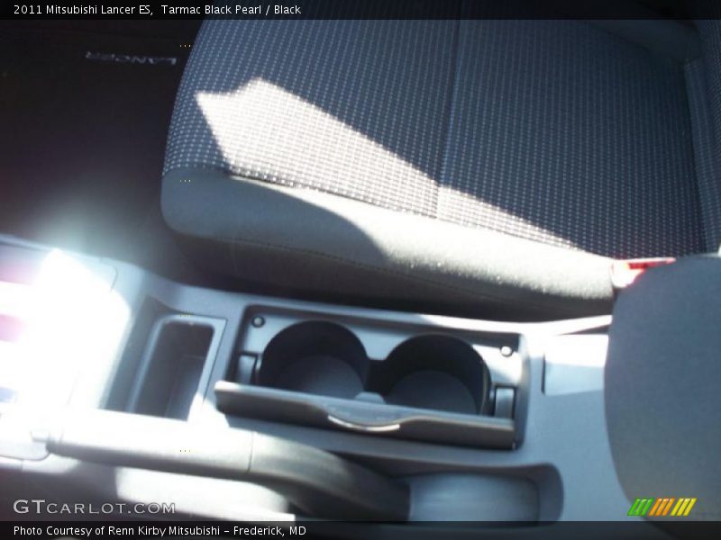 Tarmac Black Pearl / Black 2011 Mitsubishi Lancer ES
