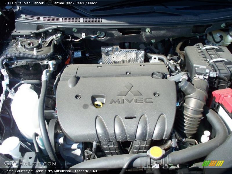 Tarmac Black Pearl / Black 2011 Mitsubishi Lancer ES