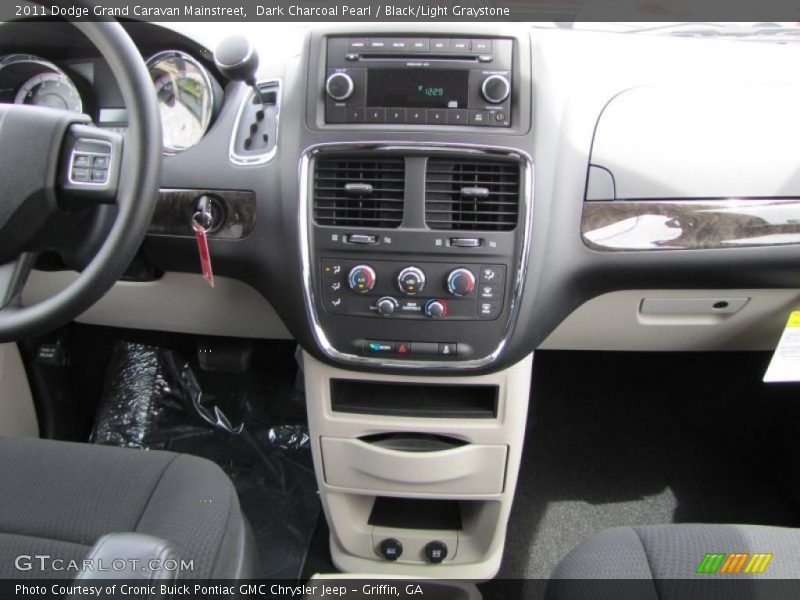 Dark Charcoal Pearl / Black/Light Graystone 2011 Dodge Grand Caravan Mainstreet