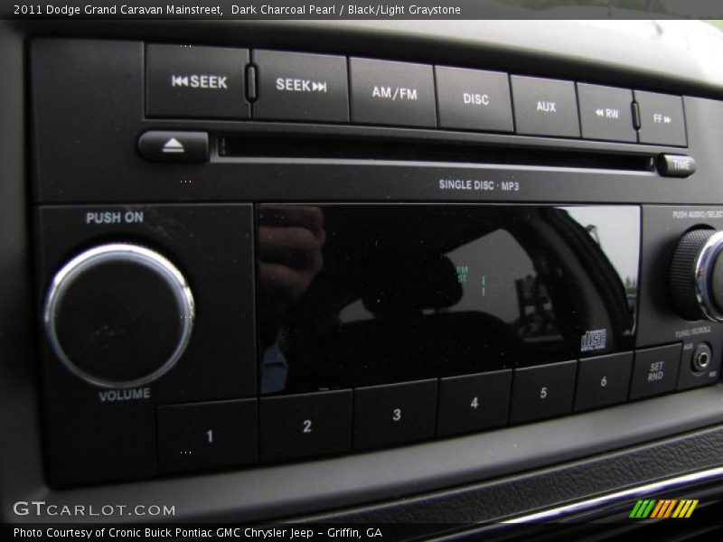 Dark Charcoal Pearl / Black/Light Graystone 2011 Dodge Grand Caravan Mainstreet