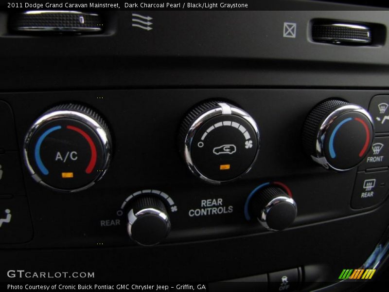 Dark Charcoal Pearl / Black/Light Graystone 2011 Dodge Grand Caravan Mainstreet