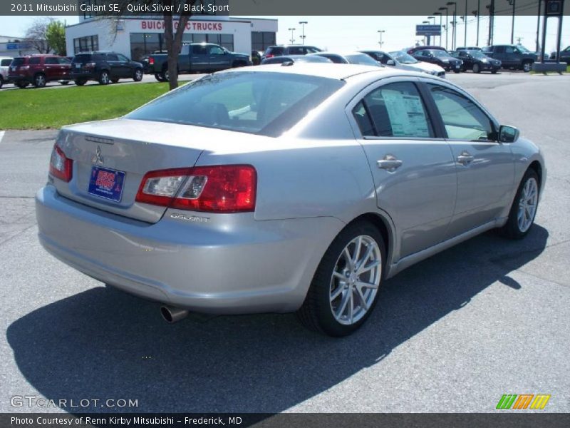 Quick Silver / Black Sport 2011 Mitsubishi Galant SE