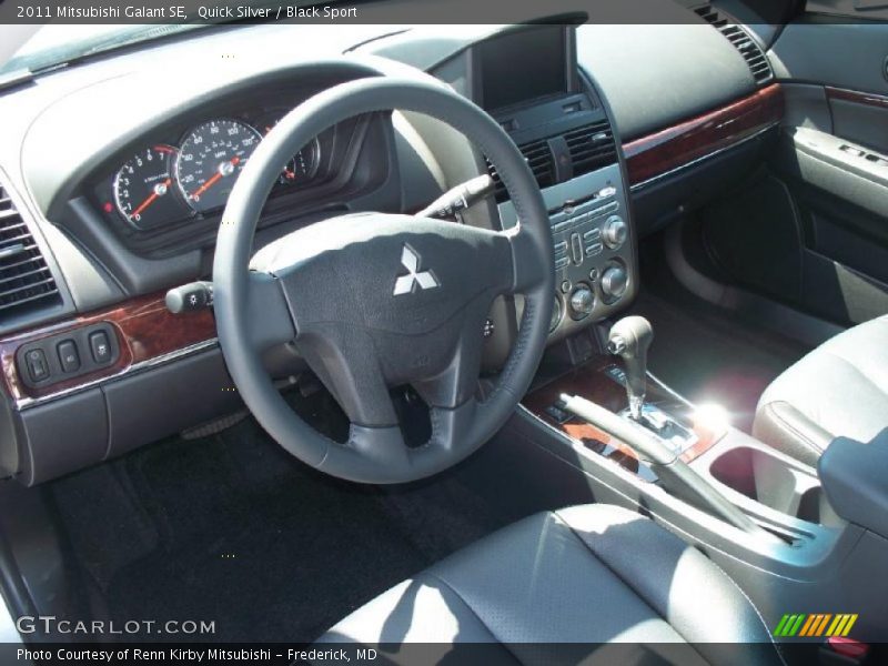 Quick Silver / Black Sport 2011 Mitsubishi Galant SE