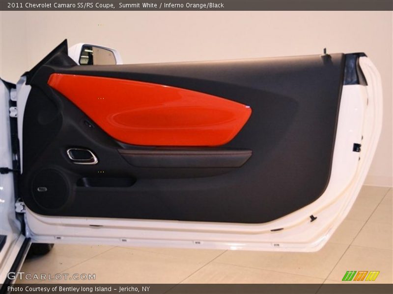 Summit White / Inferno Orange/Black 2011 Chevrolet Camaro SS/RS Coupe