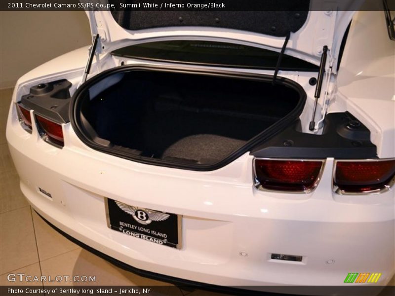Summit White / Inferno Orange/Black 2011 Chevrolet Camaro SS/RS Coupe