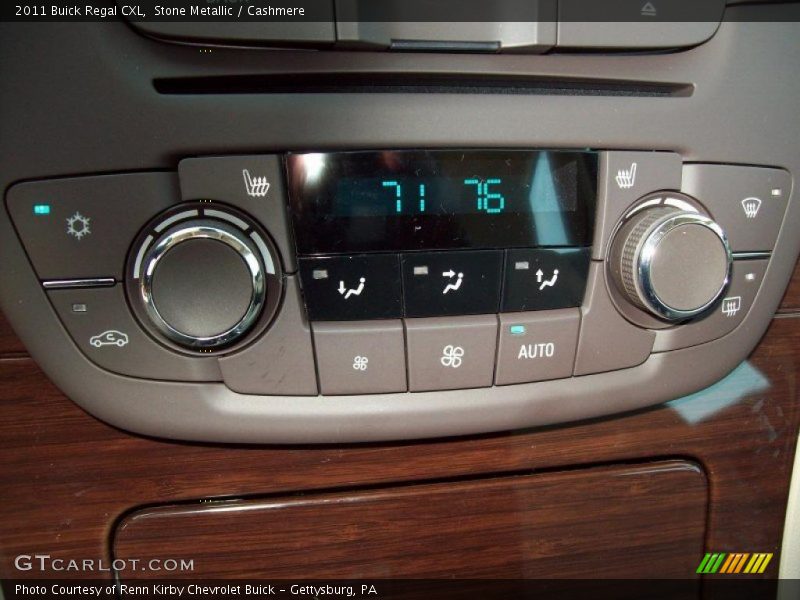 Controls of 2011 Regal CXL