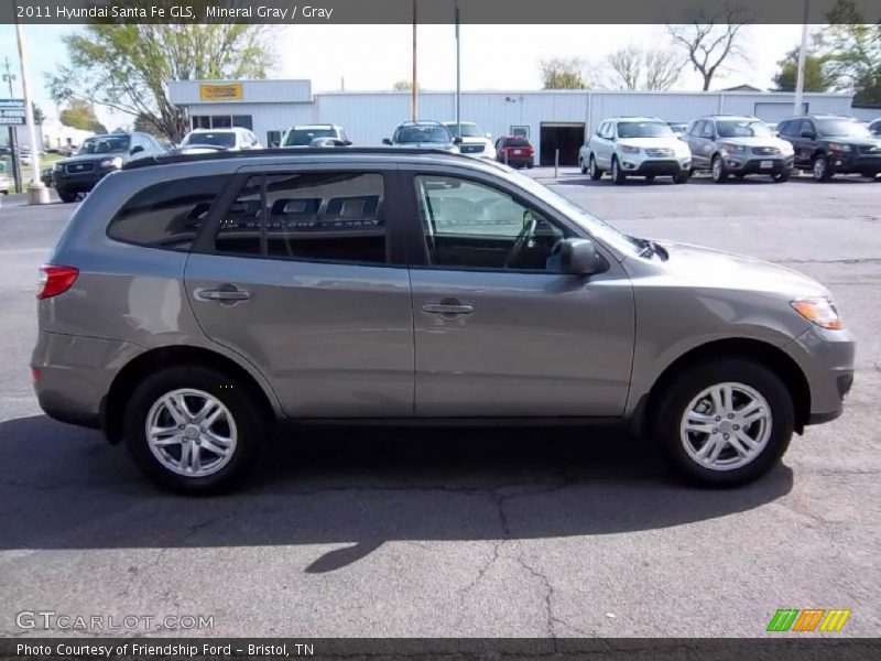 Mineral Gray / Gray 2011 Hyundai Santa Fe GLS