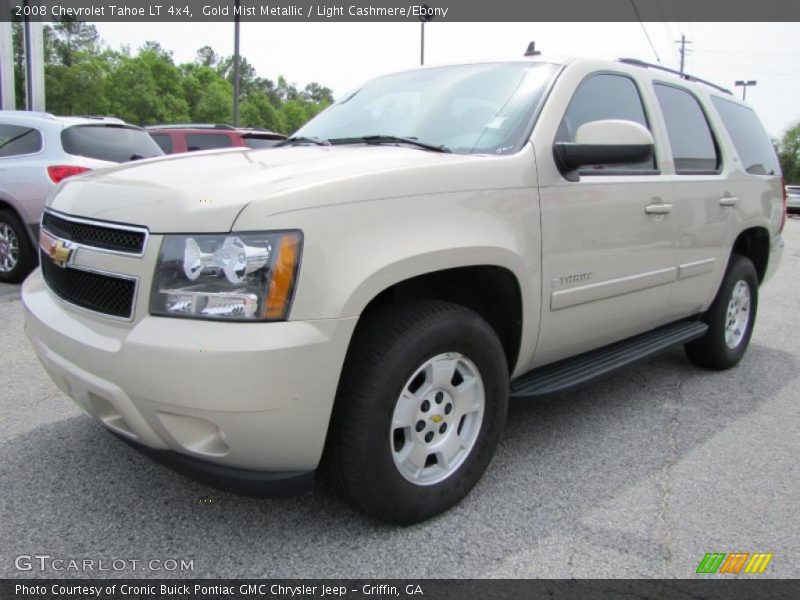 Gold Mist Metallic / Light Cashmere/Ebony 2008 Chevrolet Tahoe LT 4x4