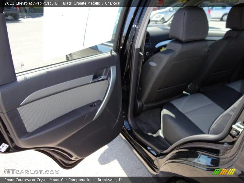 Black Granite Metallic / Charcoal 2011 Chevrolet Aveo Aveo5 LT