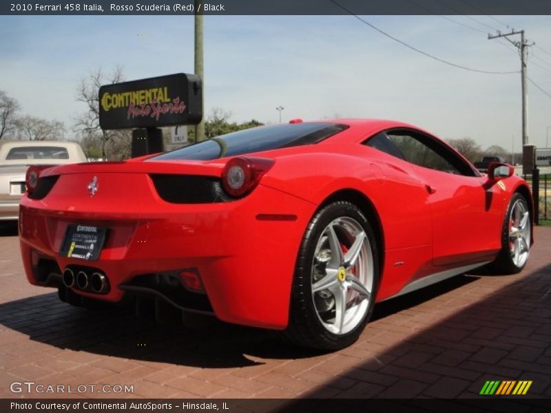 Rosso Scuderia (Red) / Black 2010 Ferrari 458 Italia