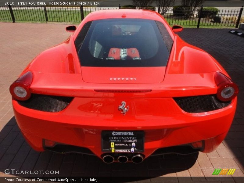 Rosso Scuderia (Red) / Black 2010 Ferrari 458 Italia