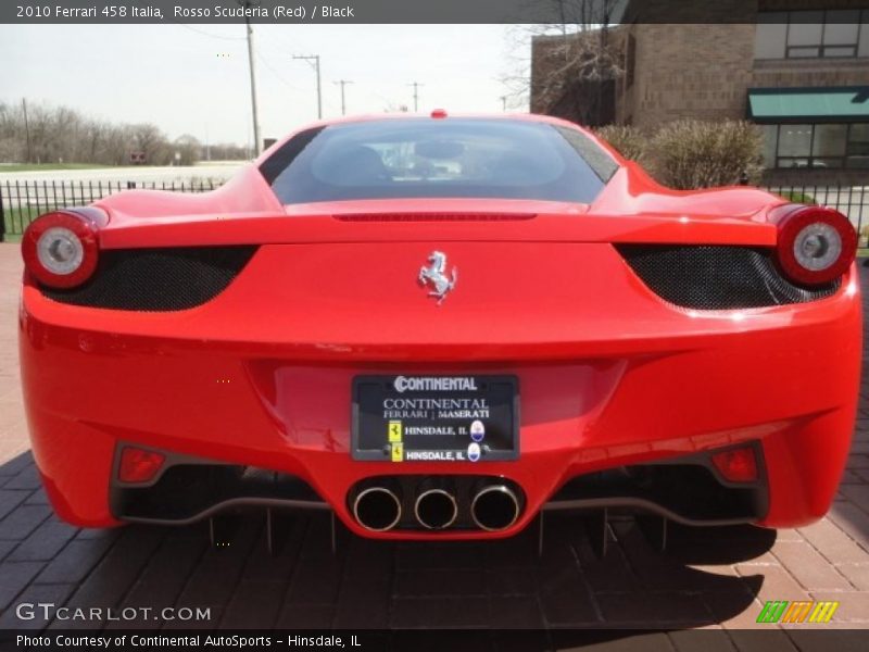 Rosso Scuderia (Red) / Black 2010 Ferrari 458 Italia