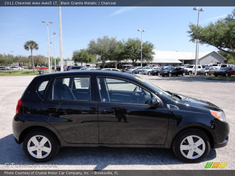Black Granite Metallic / Charcoal 2011 Chevrolet Aveo Aveo5 LT
