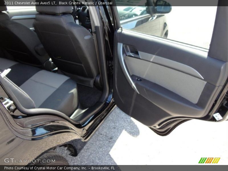 Black Granite Metallic / Charcoal 2011 Chevrolet Aveo Aveo5 LT